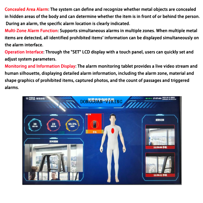 WMD300 Intelligent Walk-Through Cell Phone Detection System- Accurate Detection of Smartphones and Tablets