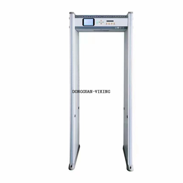 24 Zones Lcd Dispaly Walk Through Metal Detector Archway With Backup Battery