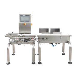 In motion dynamic belt conveyor checkweigher for bakery production 