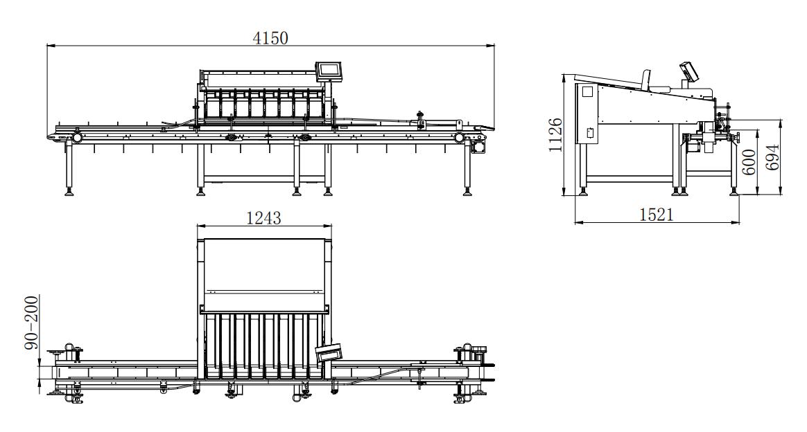 fruit weight sorter 