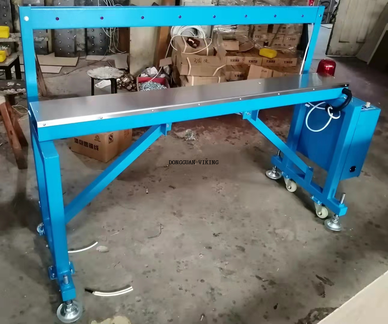 Large size magnetic table needle detector for fabric industry 
